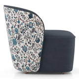 Port Accent Chair in Suede - Luxe Maple