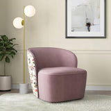 Port Accent Chair in Suede - Luxe Maple