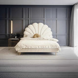 Romano Upholstered Non Storage Bed In Suede - Luxe Maple