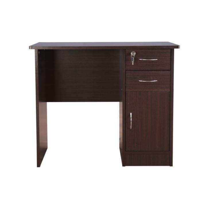 Unique Study Table in Wenge Color - Luxe Maple