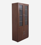 Texo Crockery Unit in Walnut Finish - Luxe Maple