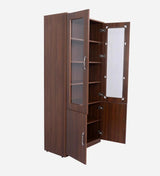 Texo Crockery Unit in Walnut Finish - Luxe Maple