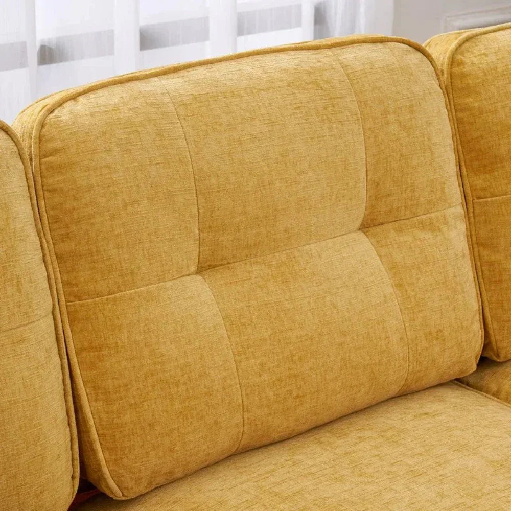 Bosco Luxury Modern Sectional Sofa Set - Luxe Maple
