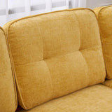 Bosco Luxury Modern Sectional Sofa Set - Luxe Maple