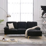 Bosco Luxury Modern Sectional Sofa Set - Luxe Maple