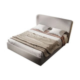 Vivo Luxury Upholstered Bed in Suede | Modern Designer Bed - Luxe Maple