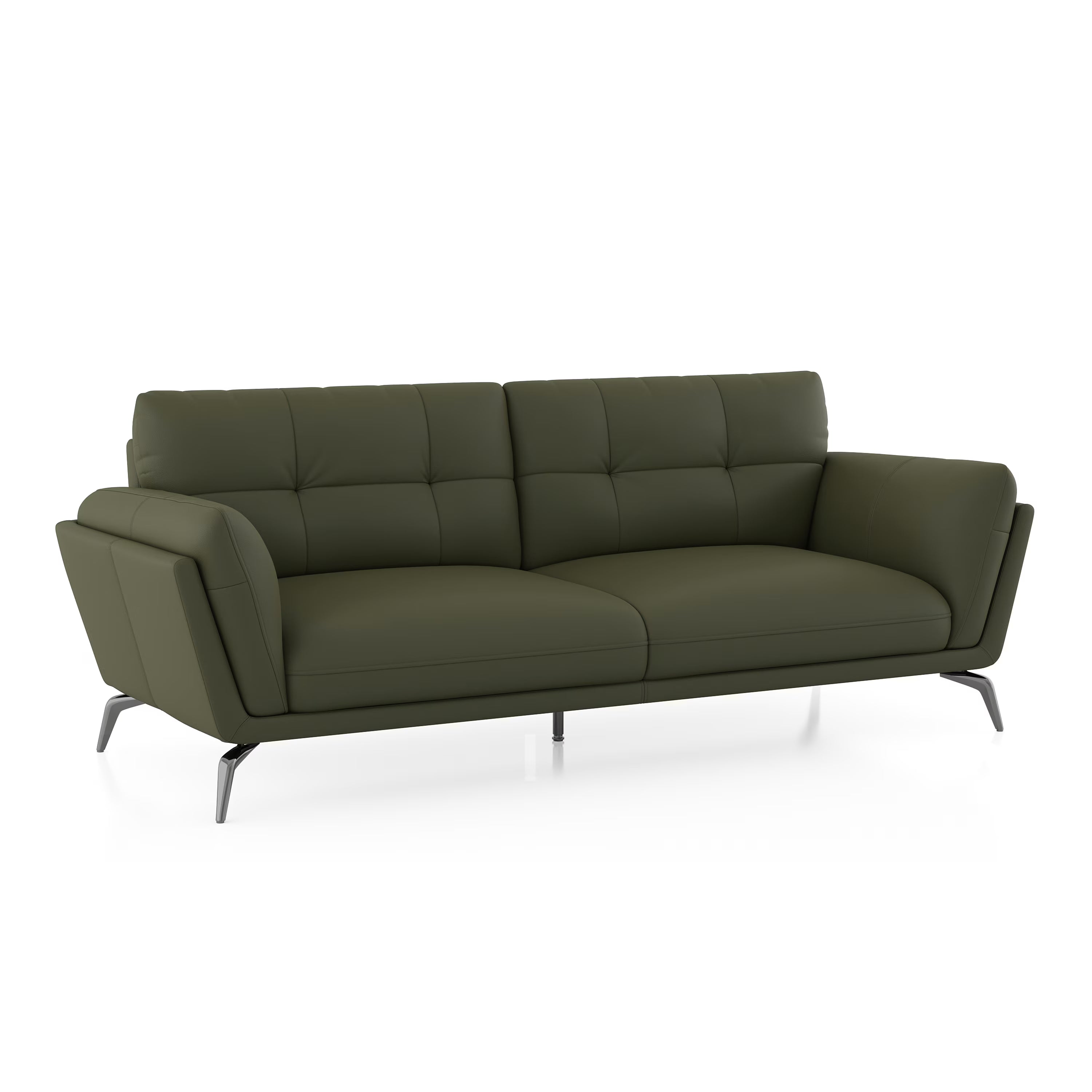 Volly Leatherette Sofa Set - Luxe Maple - Luxe Maple