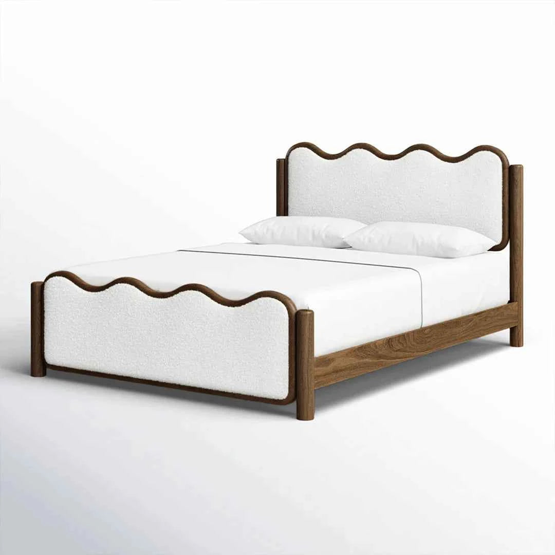 Waxe Premium Solid Wood Bed - Luxe Maple