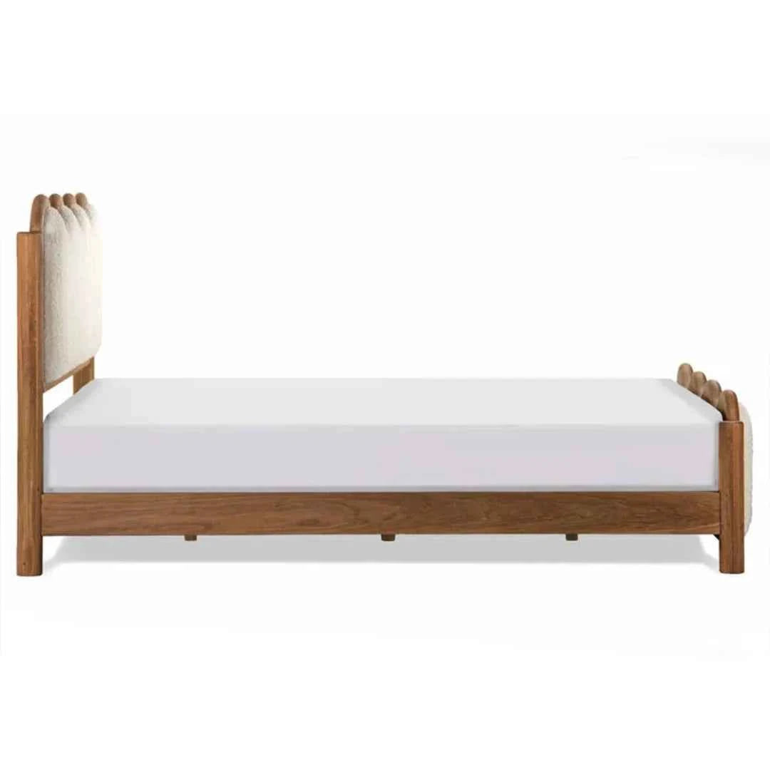 Waxe Premium Solid Wood Bed - Luxe Maple