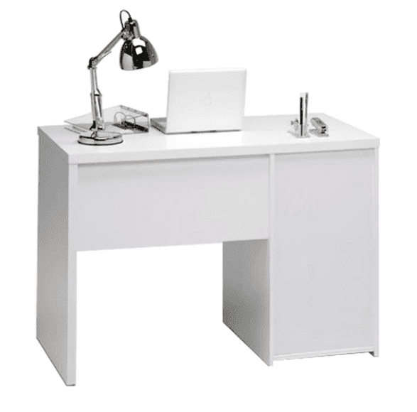 Unicorn Study Table in White Colour - Luxe Maple