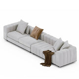 Oscar Premium 4 Seater Ultra Modern Sofa Set - Luxe Maple