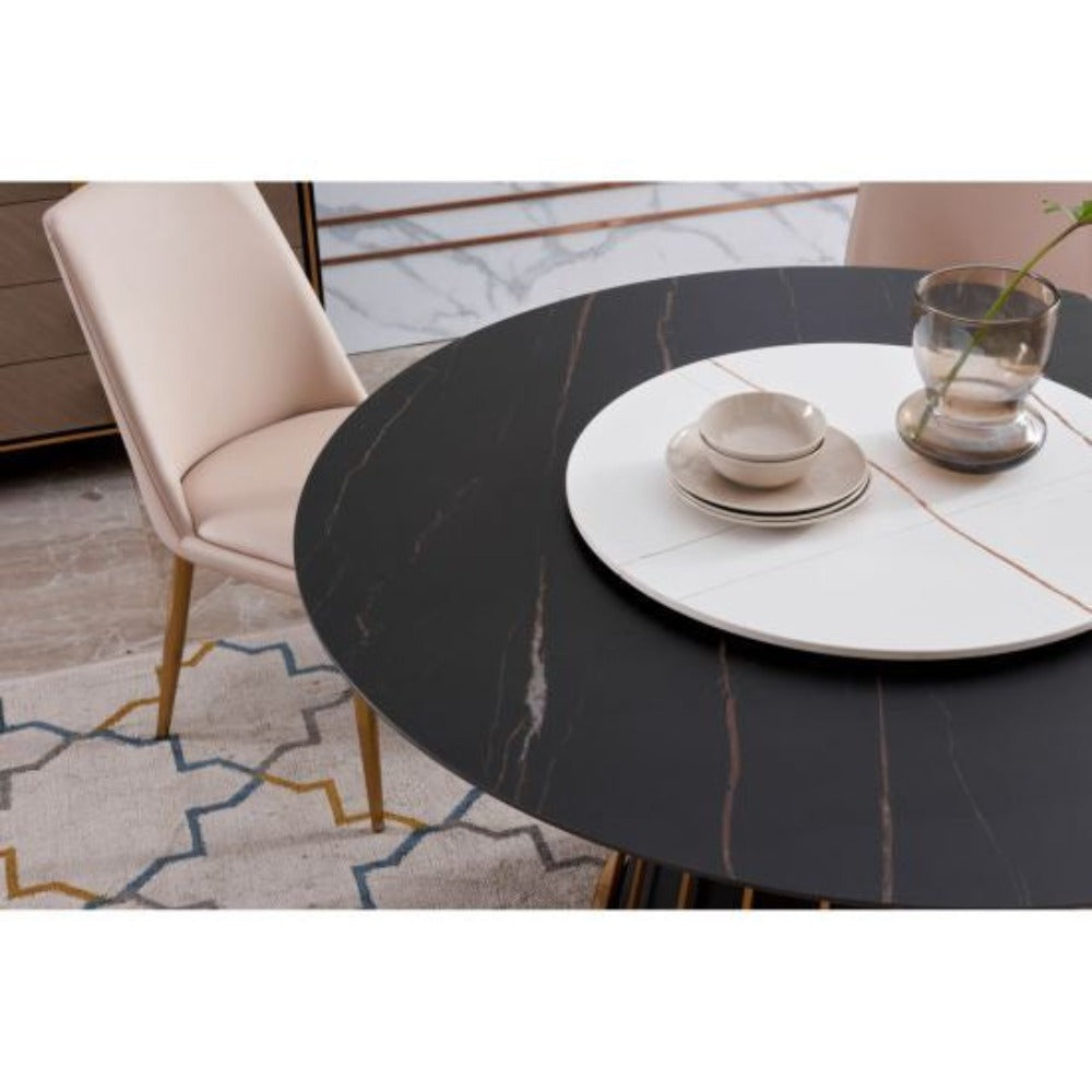 Kilo Luxury 5 Seater Dining Table - Luxe Maple