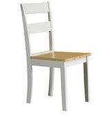 Smarty 6 Seater Dining Table in White Color - Luxe Maple