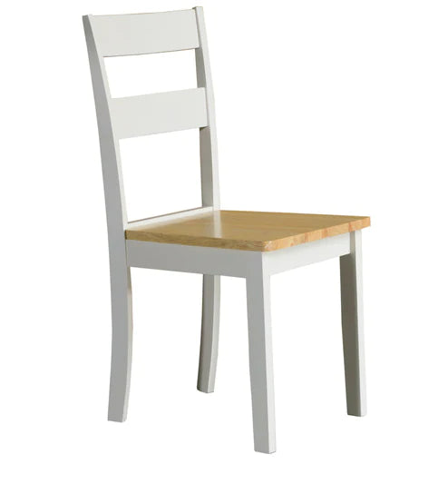 Smarty 6 Seater Dining Table in White Color - Luxe Maple