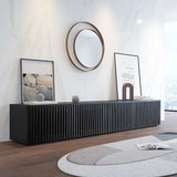 Golf Luxury TV Unit in Black - Luxe Maple