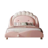 Kido Upholstered Kids Bed Without Storage in Suede - Luxe Maple