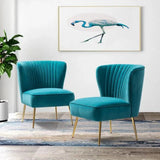 Pepper Accent Chair ( Pair ) - Luxe Maple