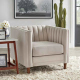 Boombox Luxury Straight Line Sofa Set in Suede