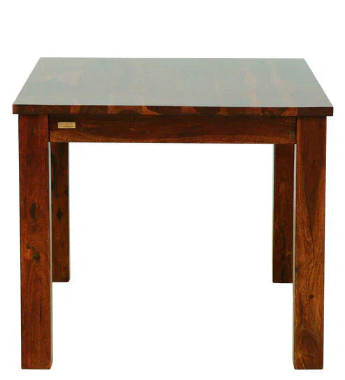 Umrao 4 Seater Dining Table in Honey Teak Color - Luxe Maple