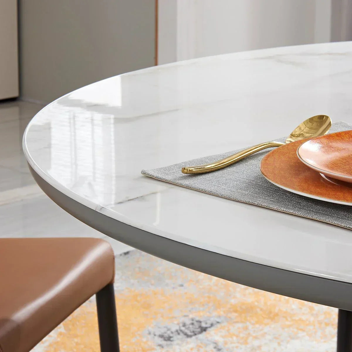 Umrao Luxury 6 Seater Dining Table - Luxe Maple