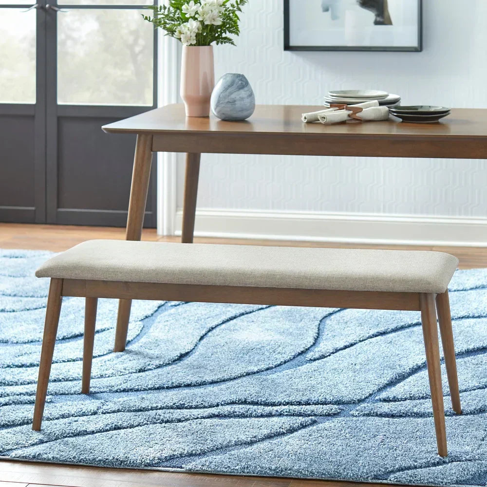 Ivory 6 Seater Dining Table in Grey - Luxe Maple