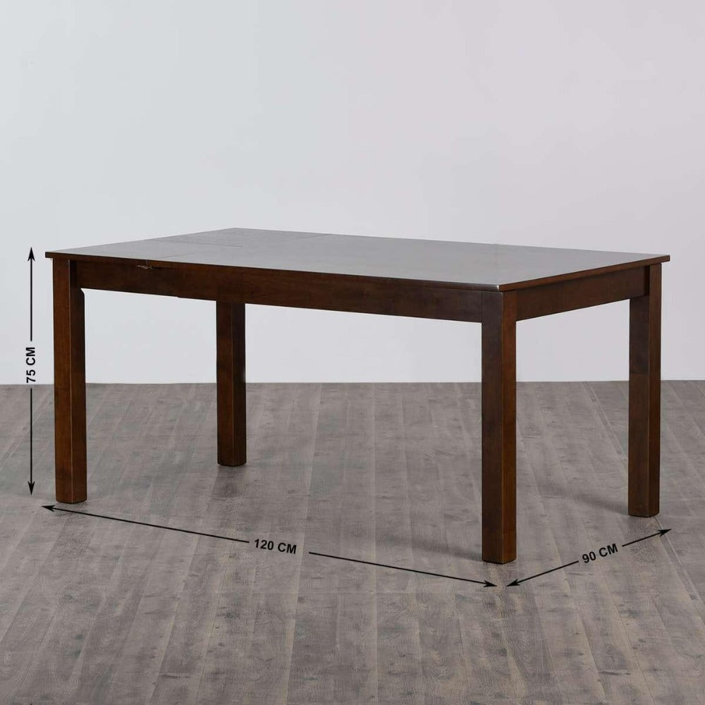 Rolex 6 Seater Dining Table in Grey/Wenge - Luxe Maple
