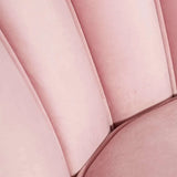 Butterfly Accent Chair in Pink Color - Luxe Maple