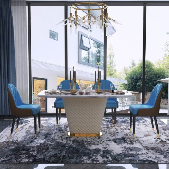 Mexican Luxury 6 Seater Dining Table - Luxe Maple