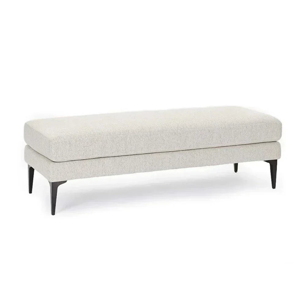 Mosco Lounger in Suede - Luxe Maple