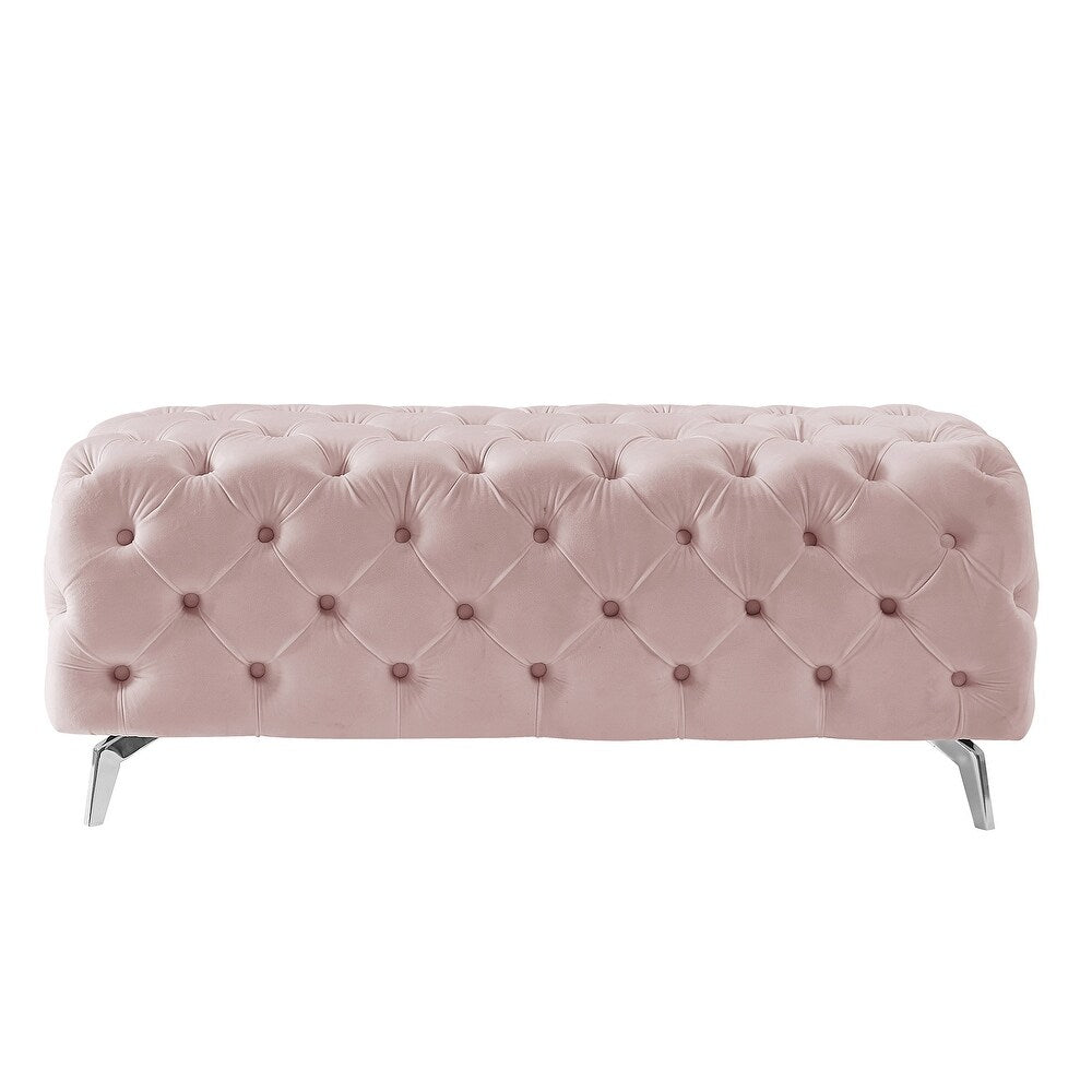Unicorn Suede Lounger in Blush Pink Color - Luxe Maple
