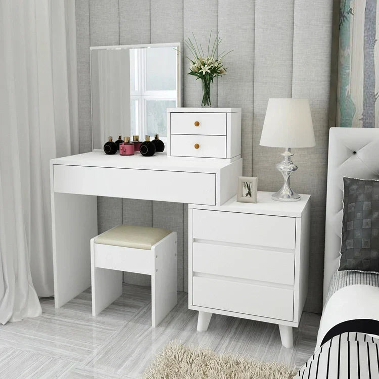 Mosco Dressing Table In Plywood Mica - Luxe Maple