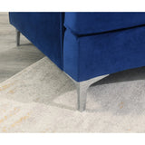 Mexican Round Modern Suede Sectional Sofa - Luxe Maple