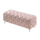 Unicorn Suede Lounger in Blush Pink Color - Luxe Maple