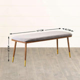 Flex 6 Seater Dining Table in Grey - Luxe Maple