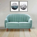 Kelly Straight Line Sofa Set in Suede