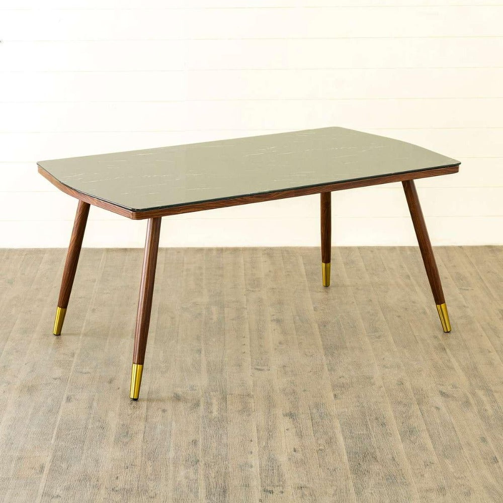 Flex 6 Seater Dining Table in Grey - Luxe Maple
