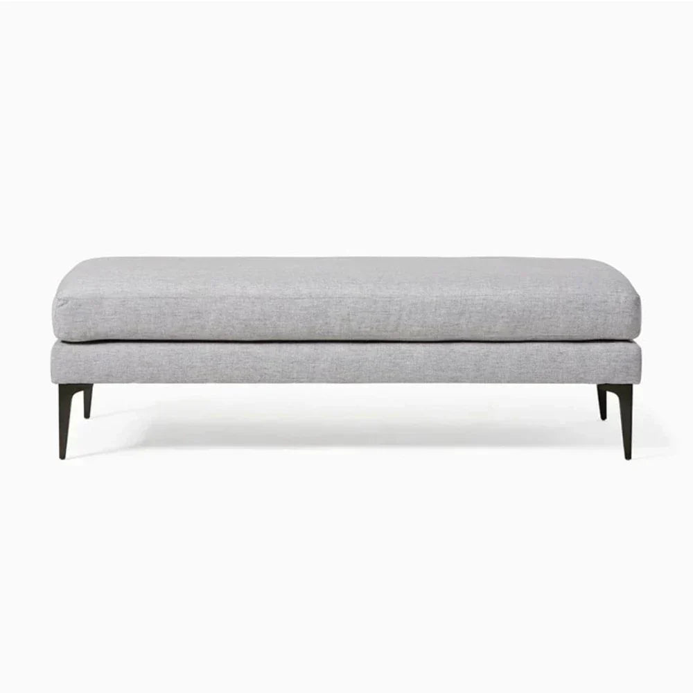 Mosco Lounger in Suede - Luxe Maple