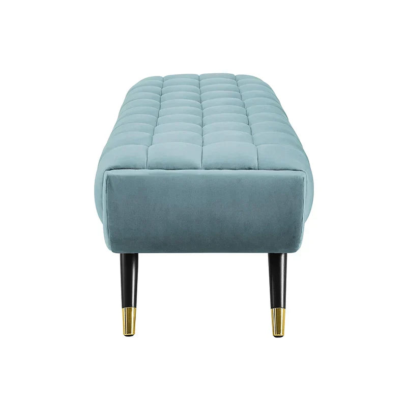 Cross line Lounger in Suede - Luxe Maple