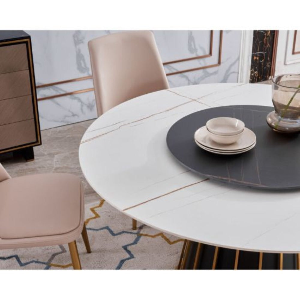 Kilo Luxury 5 Seater Dining Table - Luxe Maple