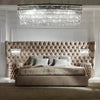 Quilt Nexa Premium Upholstered Bed With Side Tables in Suede - Luxe Maple