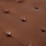Depy Sectional Sofa Set in PU Leatherette - Luxe Maple