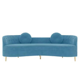 Perfecto Luxury Modern Suede Sofa Set