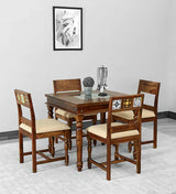 Unicorn 4 Seater Dining Table in Natural Color - Luxe Maple