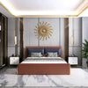 Kiko Luxury Upholstered Bed in Leatherette | Premium Designer Bed - Luxe Maple