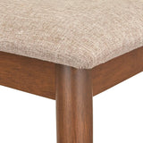 Ivory 6 Seater Dining Table in Grey - Luxe Maple