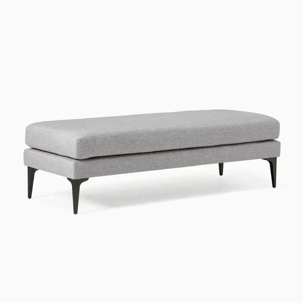 Mosco Lounger in Suede - Luxe Maple