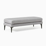 Mosco Lounger in Suede - Luxe Maple