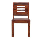 Hazelnut 4 Seater Dining Table in Honey Teak Color - Luxe Maple