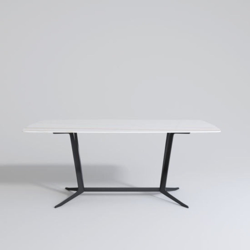 Lexus Luxury 6 Seater Dining Table in Blue - Luxe Maple