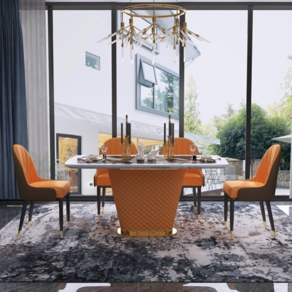Mexican Luxury 6 Seater Dining Table - Luxe Maple